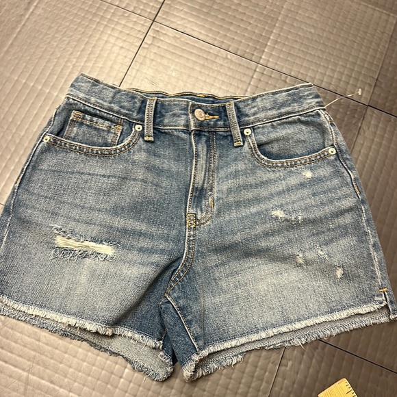 Old Navy Other - OLD NAVY GIRLS SIZE 12 ADJUSTABLE WAIST DENIM SHORTS HIGH RISE